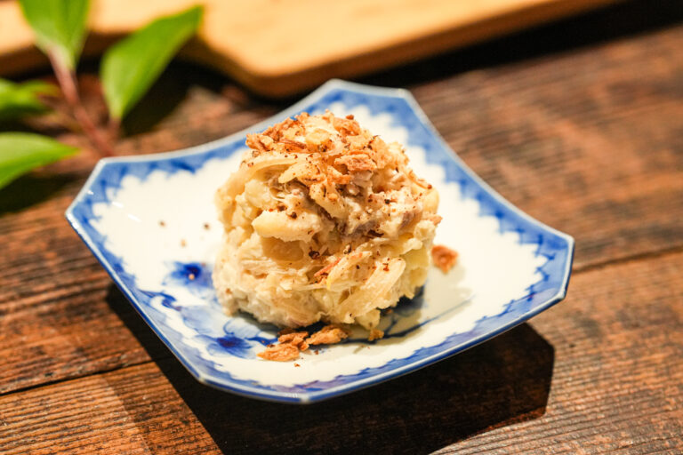 自家製ベーコンのポテトサラダ